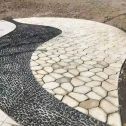 定西 黄金麻冰裂缝室外铺装效果完美展示