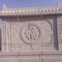定西 芝麻白花岗岩屏风，照壁，影壁