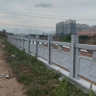 定西 石材河道栏杆
