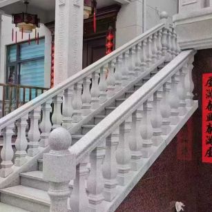 定西 天然石材 阳台庭院护栏、栏杆