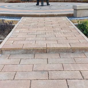 定西仿古石铺装效果