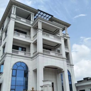 定西芝麻白别墅干挂效果展示