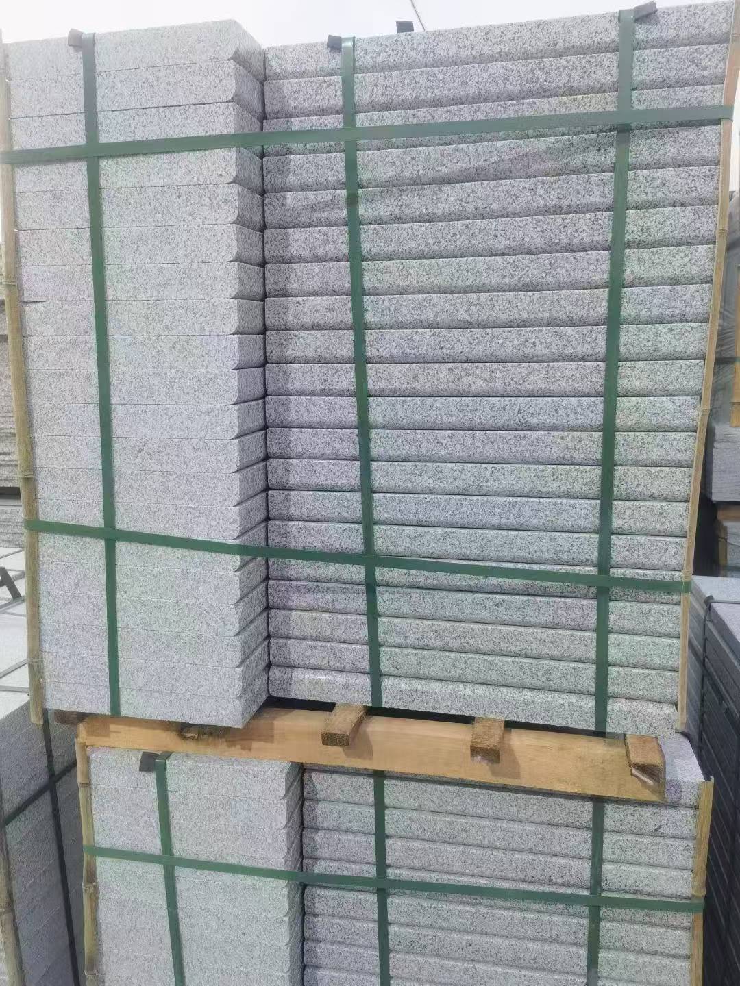 定西 5公分芝麻白，倒斜角，室外楼梯踏步