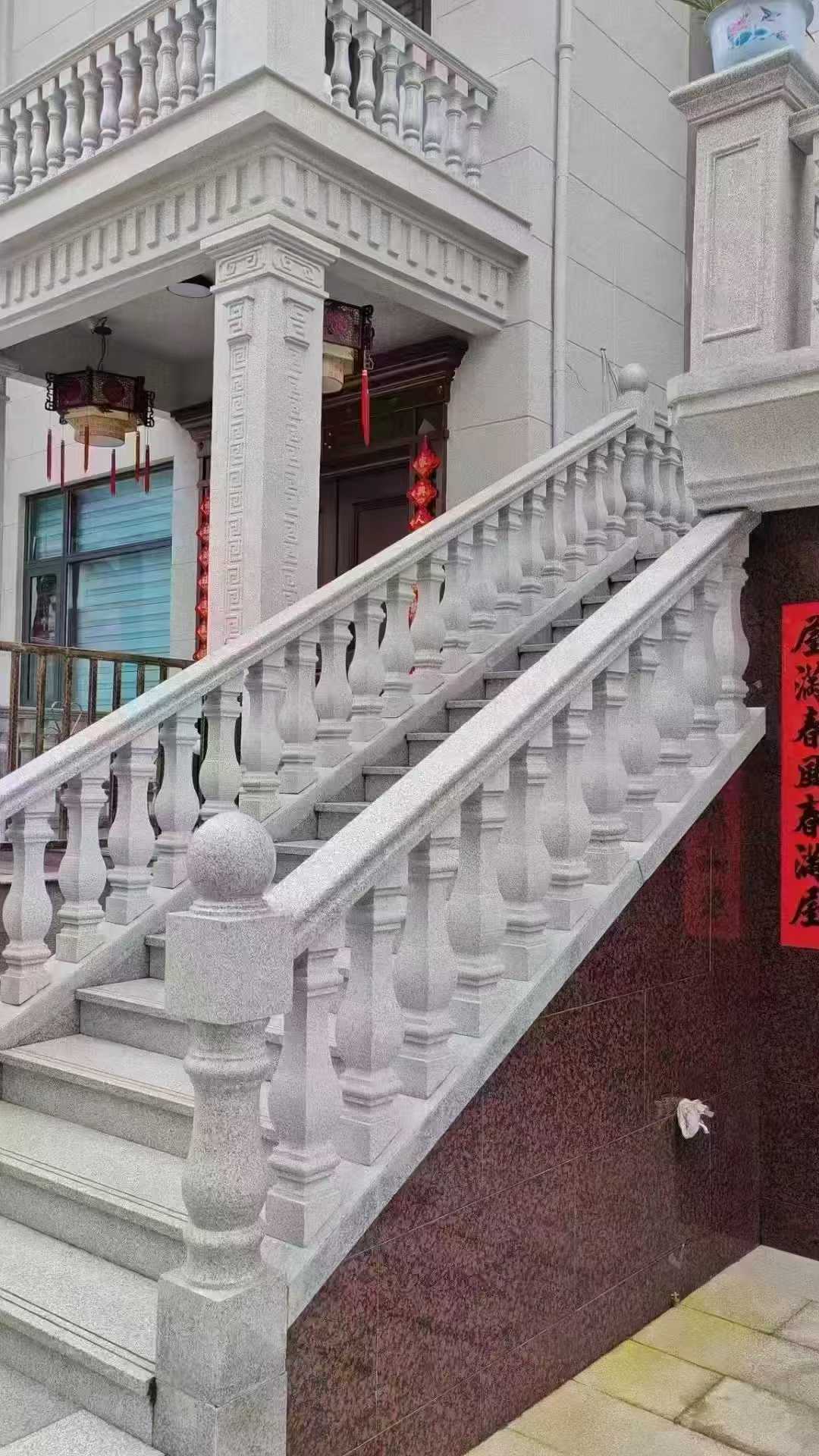 定西 天然石材 阳台庭院护栏、栏杆