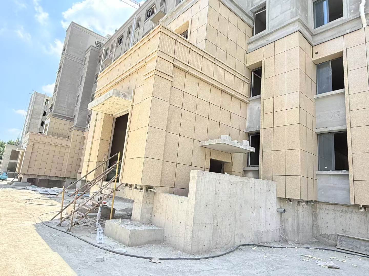 定西 黄金麻干挂，工地实拍