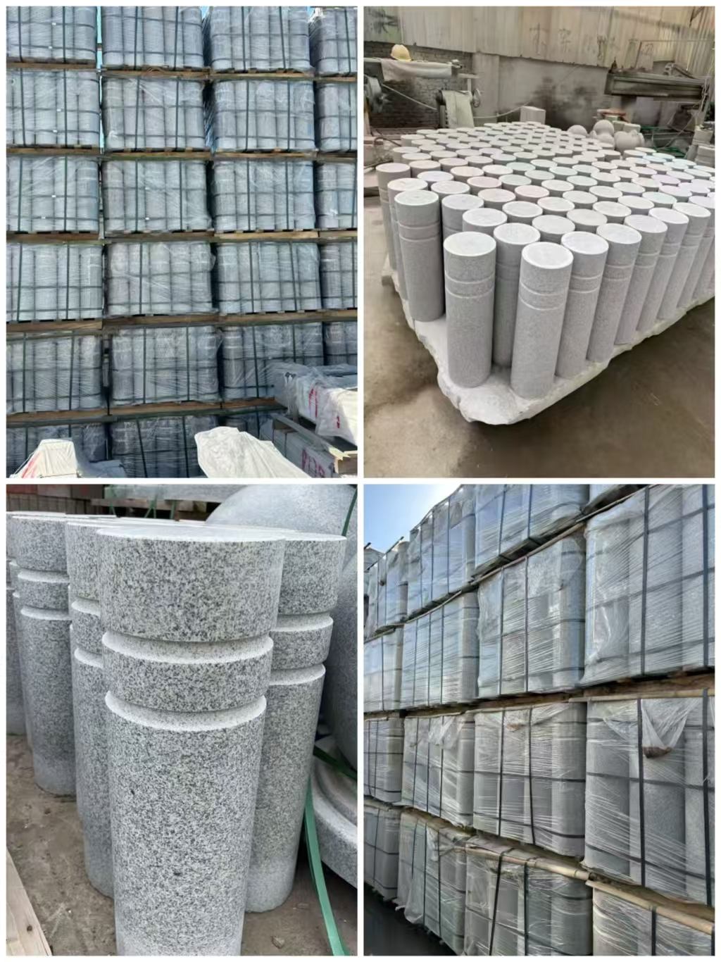 定西 芝麻白花岗岩挡车柱、隔离柱多少钱